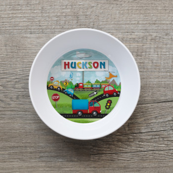Cars Chugga Train Kids Melamine Bowl