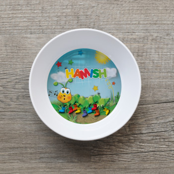 Caterpillar Bowl Kids Melamine