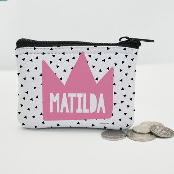 Princess Coin Purse Kids Name