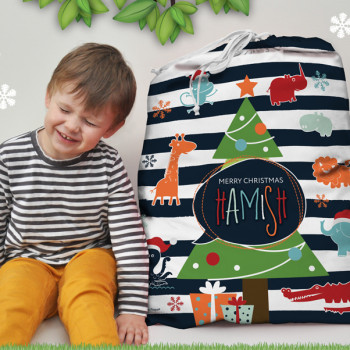 Animal Santa Sack Stocking Custom Huge Giant