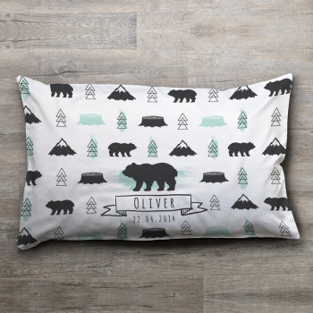 Bears Custom Pillow Pillowcase Name Personalised