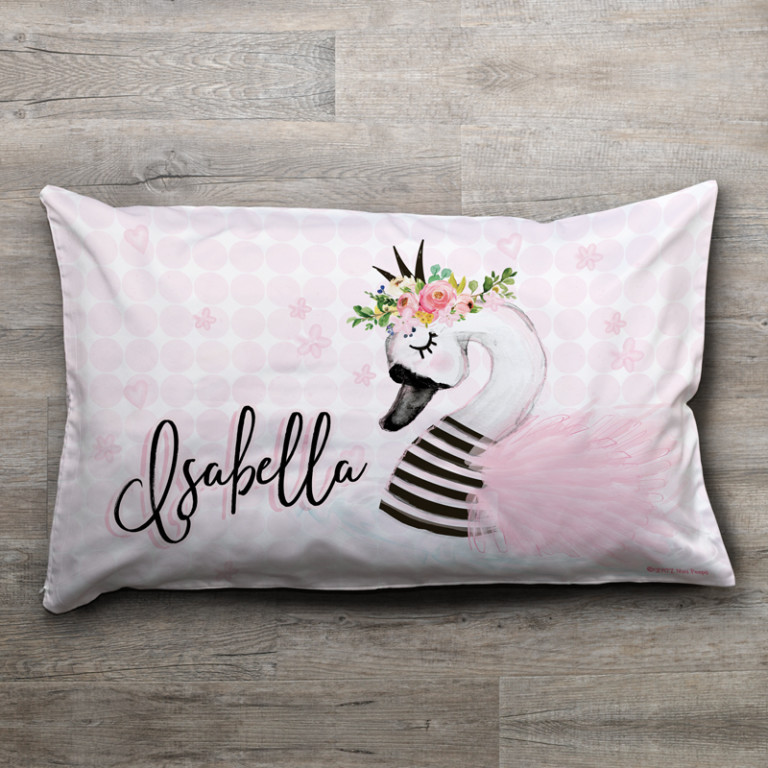 Personalised Kids Pillowcase Pillow Slip With A Custom Name