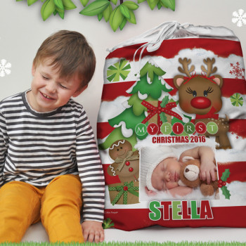 My First Christmas Keepsake Santa Sack
