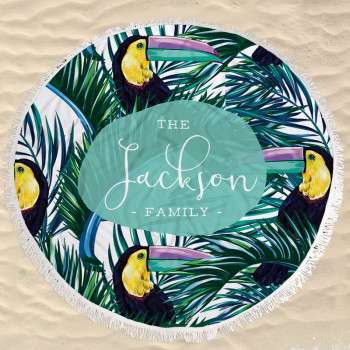 Adults Round Beach Towel