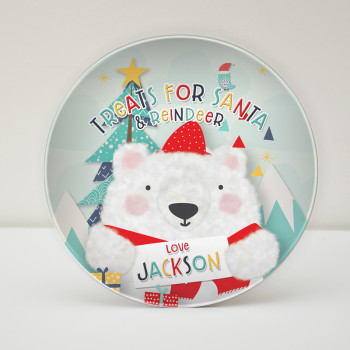 Santa Cookie Snack Plate Keepsake