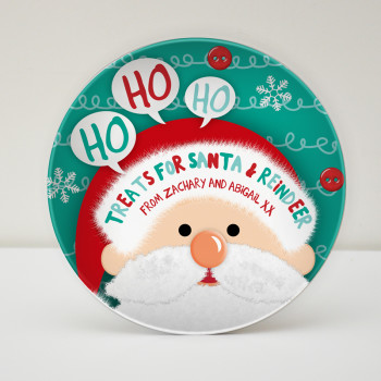 Santa Cookie Biscuit Plate