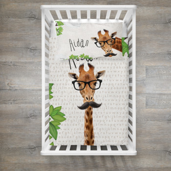 Cot Bedding Toddler Bed Set Comforter Duvet Quilt Doona Giraffe