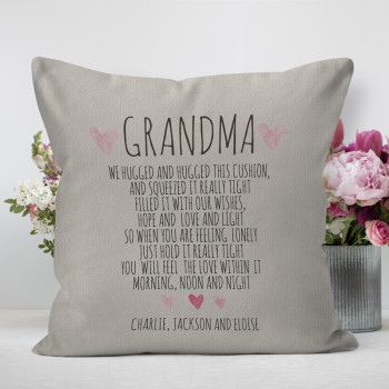Personalised Canvas Mothers Day Cushions, mothers day cushion, mothers day gift