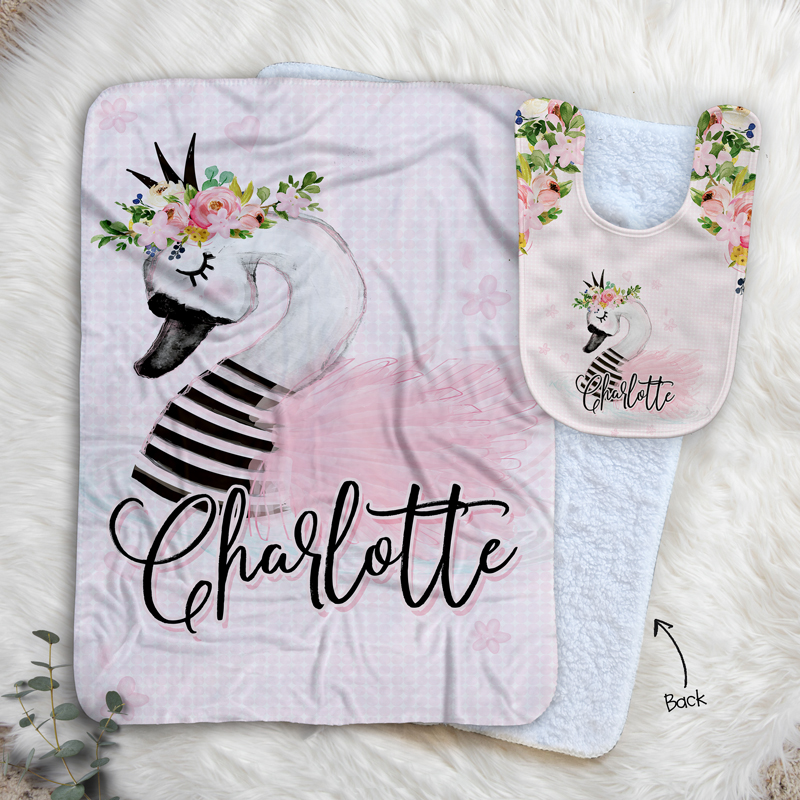 personalised cot blankets