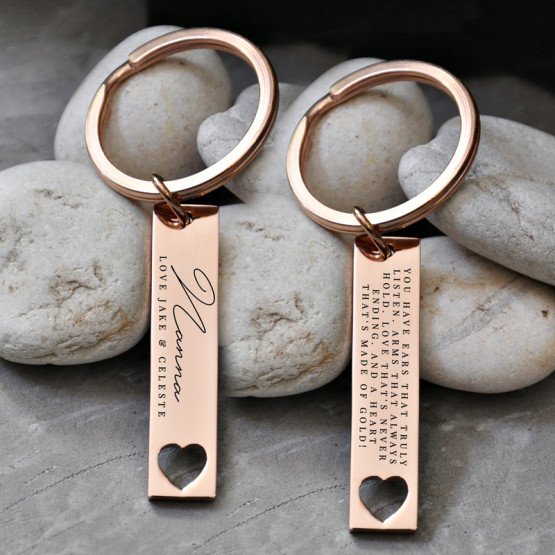 Personalised Keyrings. Mothers Day or Fathers Day Gifts