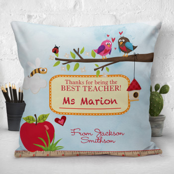 Personalised Teachers Cushion Covers, cushion cover, cushion, cushion with name, monogrammed cushion, room decor, personalised cushion cover, teachers gift