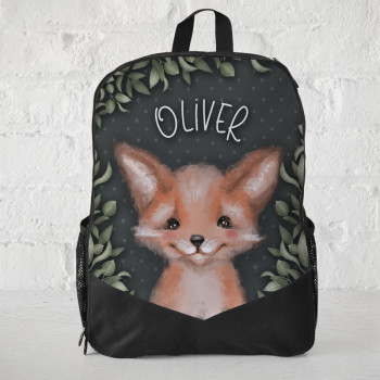 Personalised Kids Backpack Forrest Fox