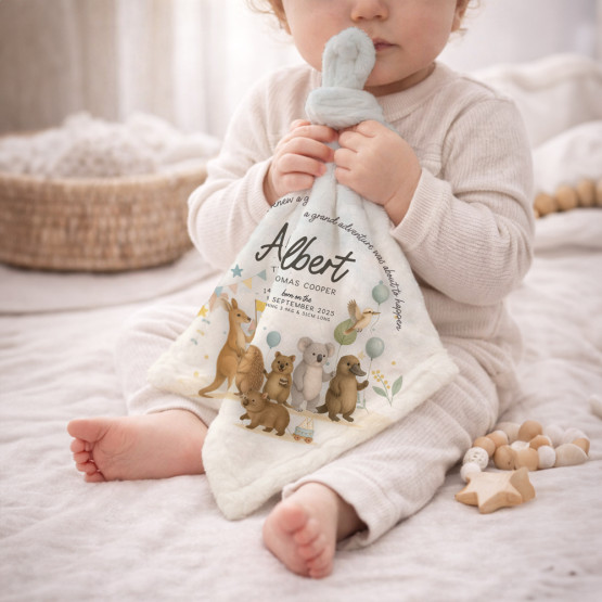 Personalised Baby Snuggle Comforter