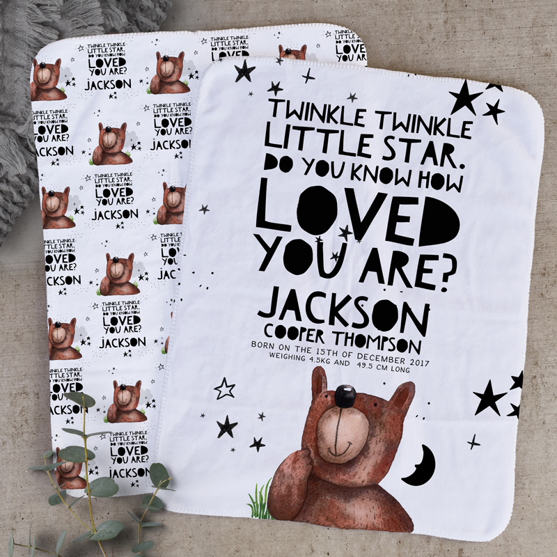 personalised security blanket
