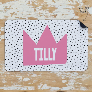 Personalised Non Slip Kids Dinner Placemats Not Just A Princess