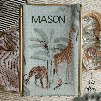 Personalised Reversible Baby Change Mat Covers