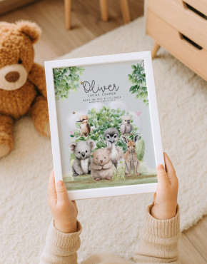 Framed Personalised Kids Wall Art