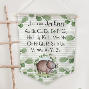 Personalised Kids Canvas Alphabet Charts