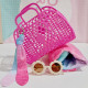 Personalised Adults & Kids Sun Jellies Retro Baskets