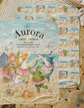 Personalised Baby Blanket Gift Box Sets