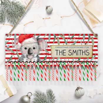 Personalised Wooden Christmas Advent Calendar