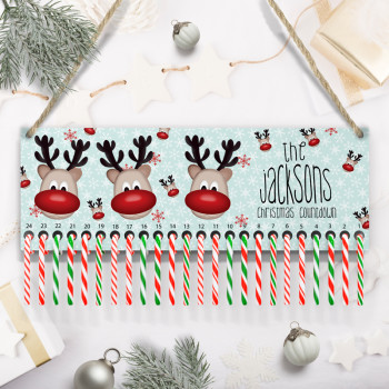 Personalised Wooden Christmas Advent Calendar