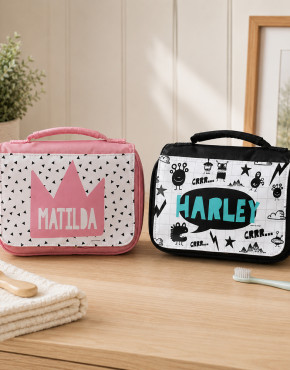 Personalised Kids Travel & Toiletry Bag