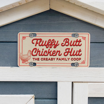 Personalised Chicken Coop Signs