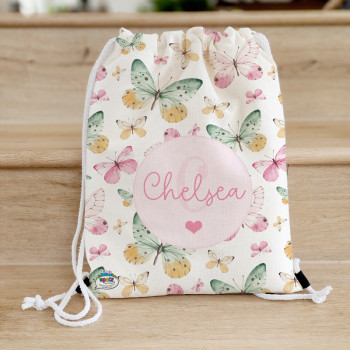 Personalised Kids Drawstring Backpacks