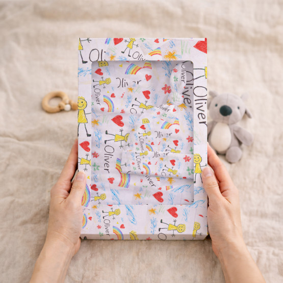 Custom-Kids-Drawing-Custom-Baby-Blanket-Set3