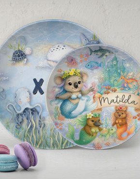 Personalised Melamine Kids Plates