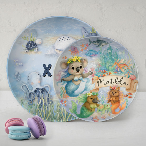 Personalised Melamine Kids Plates