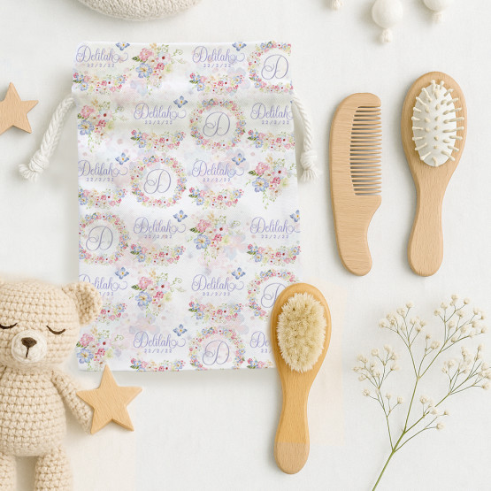 Personalised Baby Hair Brush & Comb Gift Sets