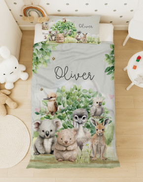 Personalised Kids King Single Fleece Blankets