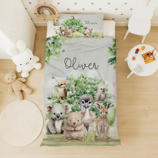 Personalised Kids King Single Fleece Blankets