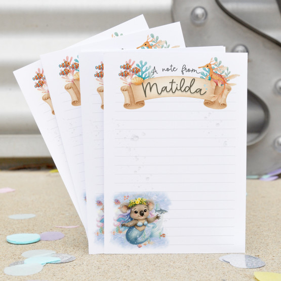 Personalised Kids Notepaper Packs