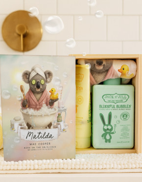 Personalised Baby Bath Time Gift Set