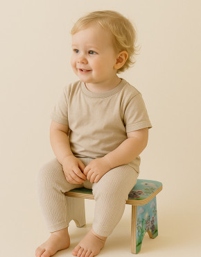 Personalised Wooden Kids Stool
