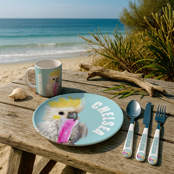 Personalised Melamine Adults Dinner Set