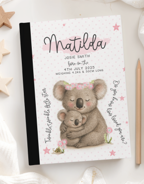 Personalised Baby Journals