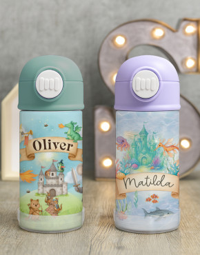Personalised Stainless Steel Insulated Kids Drink Bottles