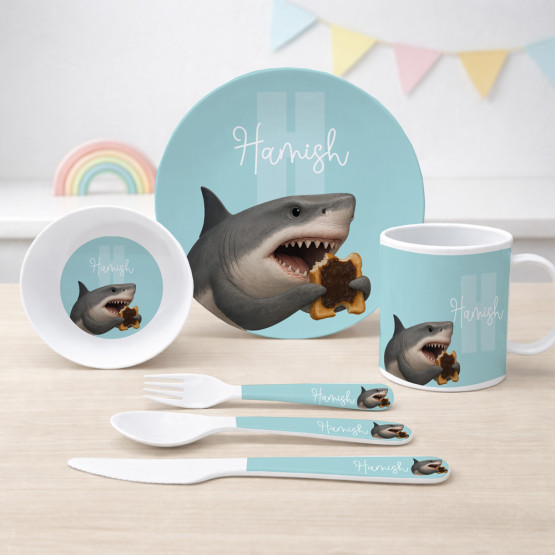 Personalised Aussie Animal Kids Melamine Dinner Sets