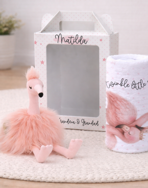 Snuggle Buddy Gift Set | Plush Toy & Personalised Blanket Gift Box