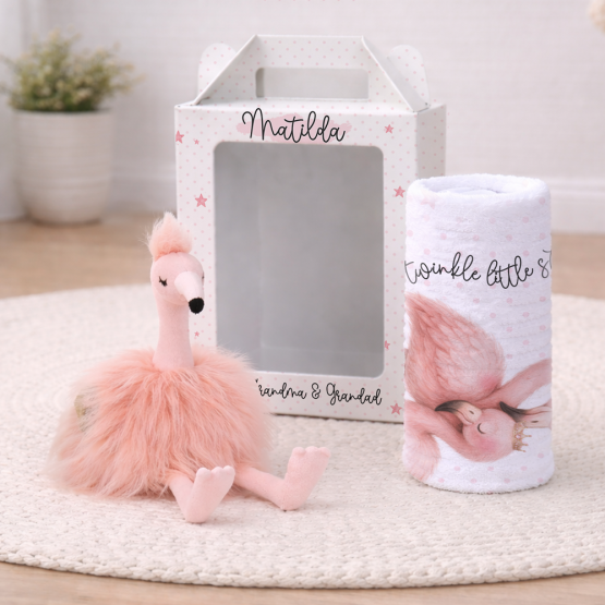 Snuggle Buddy Gift Set | Plush Toy & Personalised Blanket Gift Box