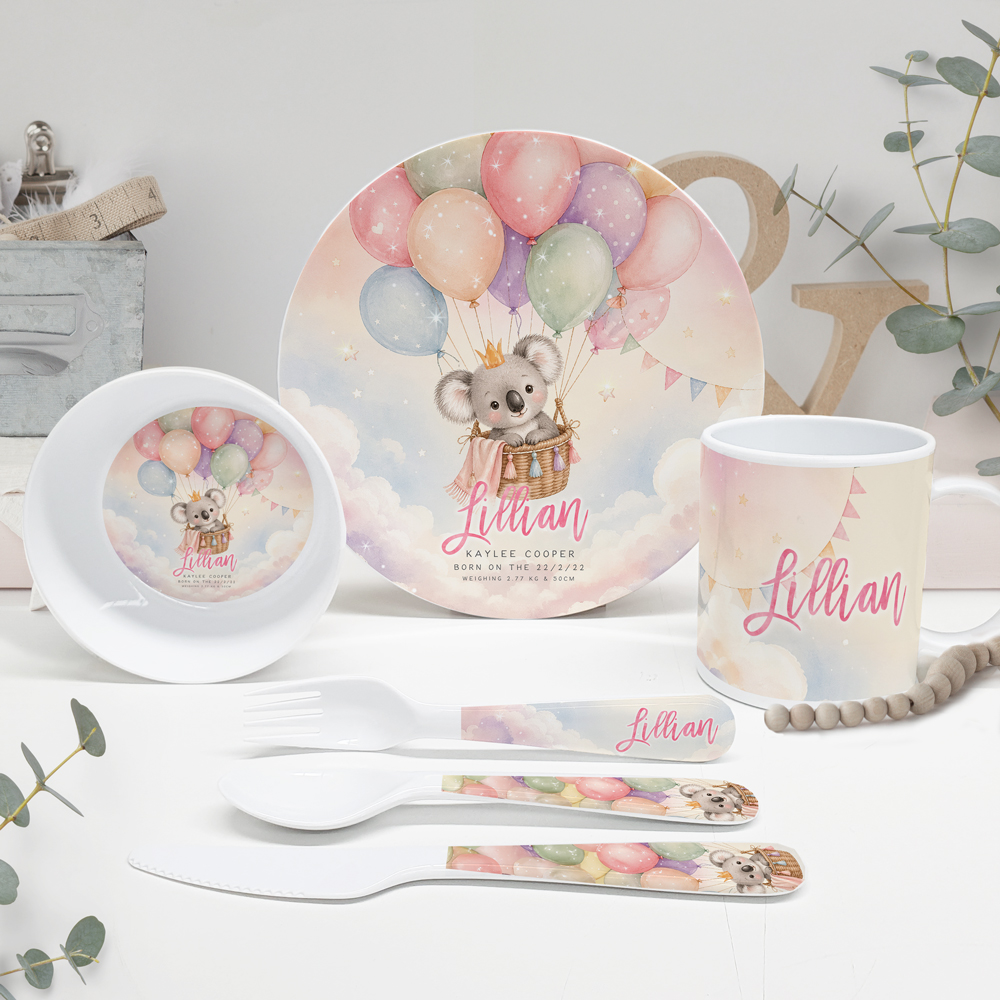 Up And Away Koala personalised gift collection