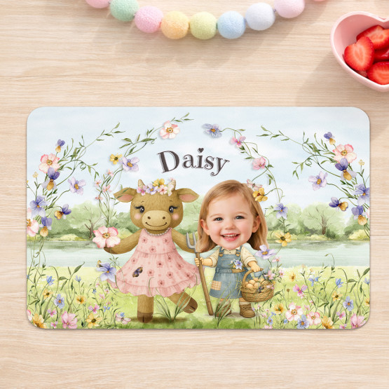 Let's Face It Personalised Kids Custom Face Placemat