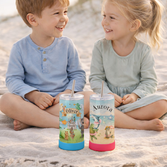Personalised Kids Insulated Stainless Steel Tumblers
