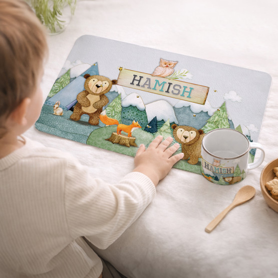 Personalised Non Slip Kids Dinner Placemats