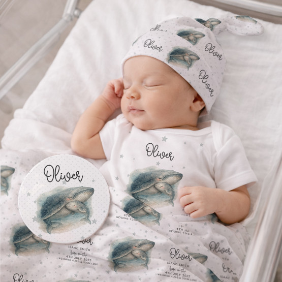 Personalised Welcome Little One Luxe Newborn Gift Box