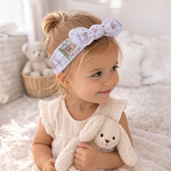 Personalised Topknot Baby Headbands